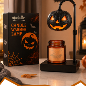 Pumpkin Candle Warmer Lamp with Timer & Dimmer, (Jack-O)